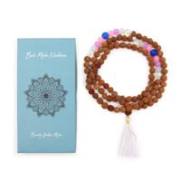 Rudraksha seed mala necklace