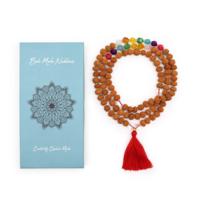Rudraksha mala necklace