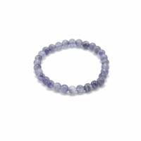 Amethyst bead bracelet