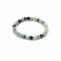 Gemstone Manifestation Bracelet - Olive Jade - Healing