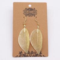 Earrings - Bravery Leaf - Gold