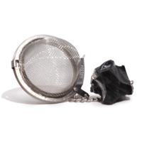 Raw Crystal Gemstone Tea Strainer - Black Obsidian