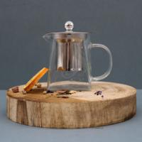 Glass Infuser Teapot - Tower Shape - 350ml