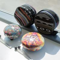 Small Happy Drum Multi Coloured- 13x9cm
