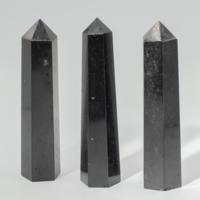 Gemstone Six Face Obelisk Point approx 17cm - Black Tourmaline