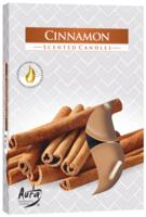Set of 6 Scented Tealights - Cinnamon