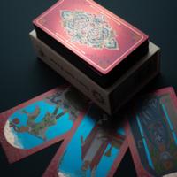Pink Box Ruby Foil Tarot Card Gift Box Set - with booklet