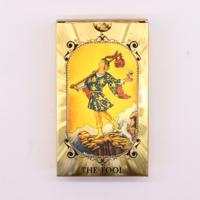 Blue & Gold Foil Tarot Card Set - All Seeing Eye - with booklet