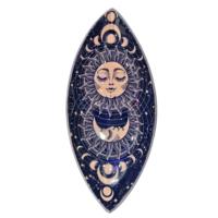 Pink sun and moon incense bowl