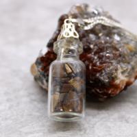Bottled Gemstones Necklace - Amethyst