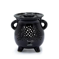 Black cauldron burner - tree of life