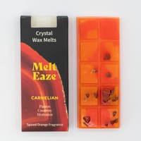 Spiced orange wax melts with carnelian - 50g