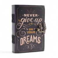 Leather notebook - 17.8x12.7cm