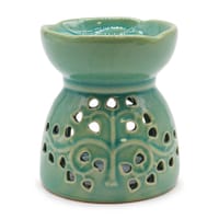 Tree of life oil burner - blue