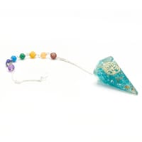 Orgonite tree of life pendulum