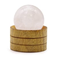 Gemstone Sphere 40mm - Clear Quartz with Stand