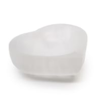 Selenite heart bowl - 10cm