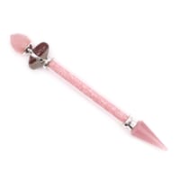 Rose quartz wand - 19.5cm