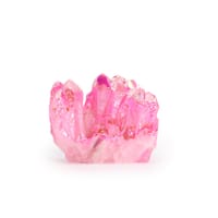 Rose halo aura quartz