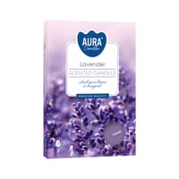 Six lavender tealights